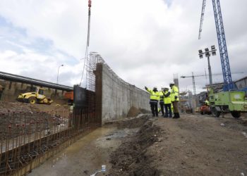 La nueva estación de autobuses de Vigo alcanza el 45% de ejecución y mantiene el calendario previsto