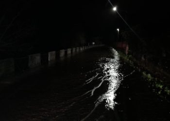 La lluvia provoca desbordamientos de los ríos en Ponteareas, Tomiño y O Rosal