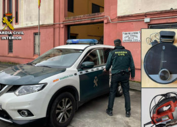 Detenidos en A Guarda por el robo de una radial, dinero y un robot aspirador