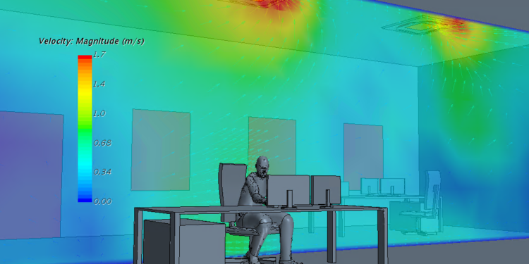 Una empresa viguesa crea un proyecto pionero en España que simula la ventilación de locales frente al Covid-19
