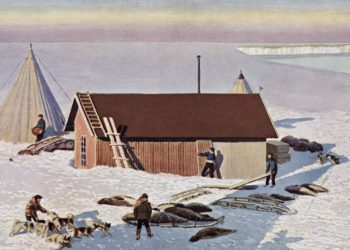 La primera expedición que llegó al Polo Sur