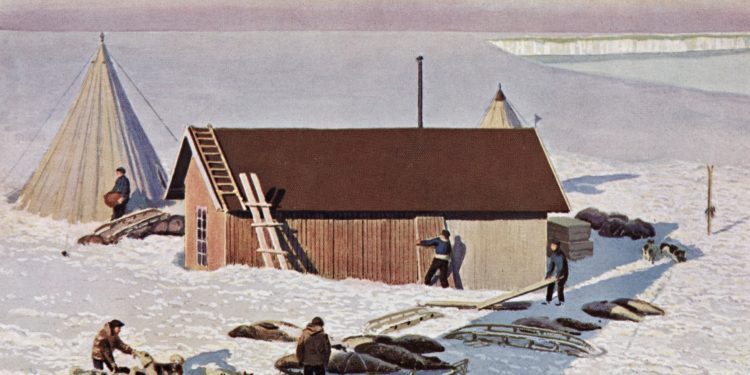 La primera expedición que llegó al Polo Sur