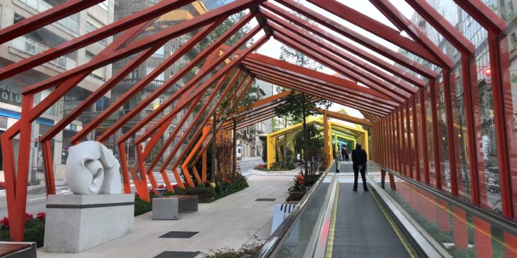 El éxito de las rampas mecánicas de Vigo