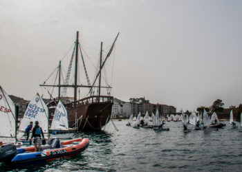 Jornada en blanco en Baiona por falta de viento
