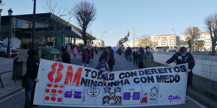 La Gran Vía de Vigo acoge la marcha central del 8M