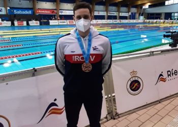 Miguel Martínez (RCN Vigo) logra el bronce en 200 mariposa en el Campeonato de España