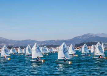 Baiona recibe a los mejores Optimist de España