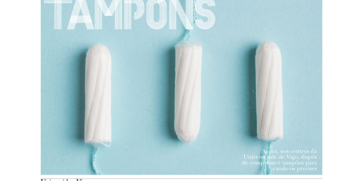 A UVigo, primeira universidade española na que as mulleres accederán gratuitamente a produtos de hixiene feminina