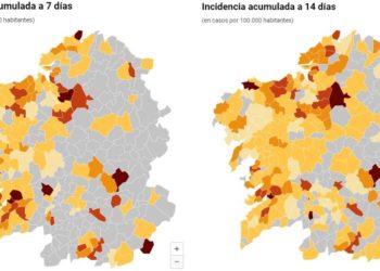 Solo siete concellos del área de Vigo han tenido más de 10 contagios en la última semana