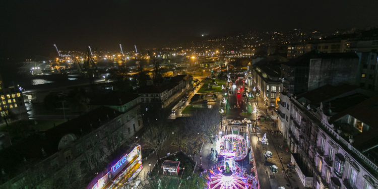 Vigo activa ya su Navidad 2021-22: volverán la noria, el Cíes Market y el tren turístico