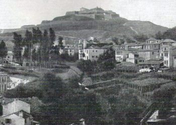 El monte de O Castro de Vigo en 1900