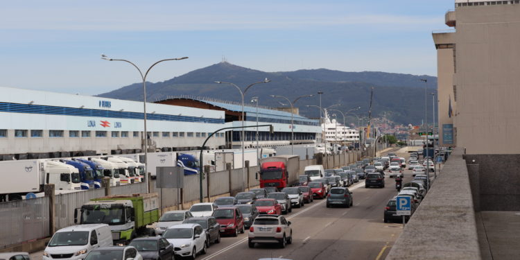 Embudo en Beiramar ante el inicio de las obras del carril bici