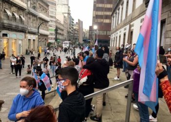 O movemento LGBT+ galego conmemora en Vigo o Día da Visibilidade Trans