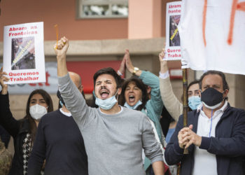 Manifa Valença comercio España Galicia Tui frontera raia cerrada