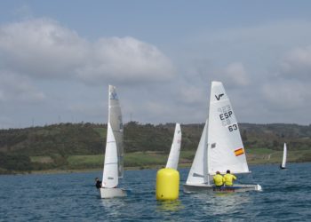 La flota del Náutico de Vigo logra el subcampeonato y tercera plaza en la Copa de España de Vaurien