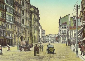 Porta do Sol Vigo carruaje caballos