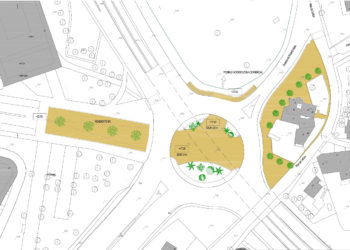 Paso subterráneo, plaza, carril bici y rampa mecánica para unir Navia y Coia