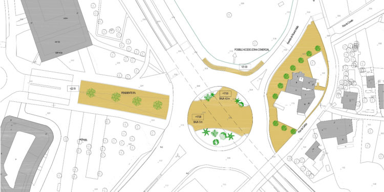 Paso subterráneo, plaza, carril bici y rampa mecánica para unir Navia y Coia