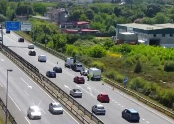 Accidente de tráfico en la autovía A-55 entre Vigo y Tui