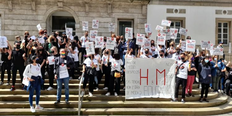 Cierre total en H&M Vigo por la huelga de trabajadores