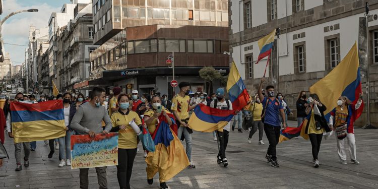 Colombia Vigo violencia disturbios Iván Duque