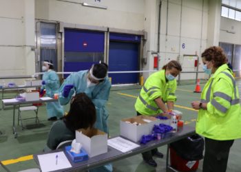 El cribado realizado en el puerto de Vigo se salda con 21 positivos en Covid-19