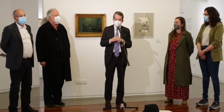 Vigo acolle unha mostra firmada por mestres da pintura galega