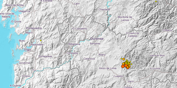 El 112 recibe llamadas de Mos, Mondariz, Salceda y A Cañiza por un seísmo en Ourense
