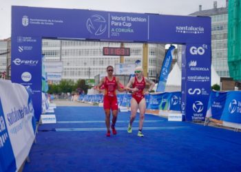 Cuatro oros de los paratriatletas españoles en la Copa del Mundo de A Coruña