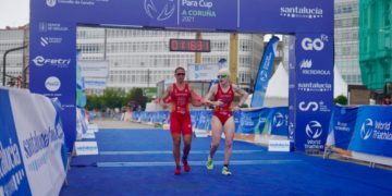 Cuatro oros de los paratriatletas españoles en la Copa del Mundo de A Coruña