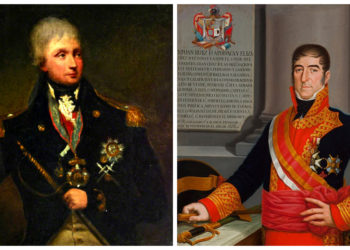 El gobernador Apodaca hace frente al comodoro Hood y evita que la armada inglesa invada Vigo