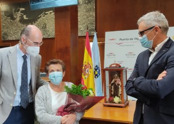 Vigo homenajea a Marujita, emblema vivo del puerto pesquero