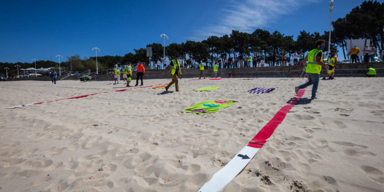 Samil y O Vao desplegarán sus cintas separadoras este fin de semana