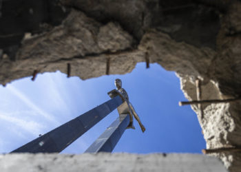Visita al interior de las obras del túnel de Porta do Sol