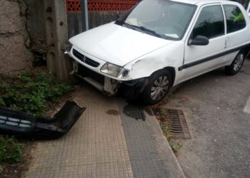 Dos conductores dan positivo en Vigo tras sufrir sendas colisiones y huir