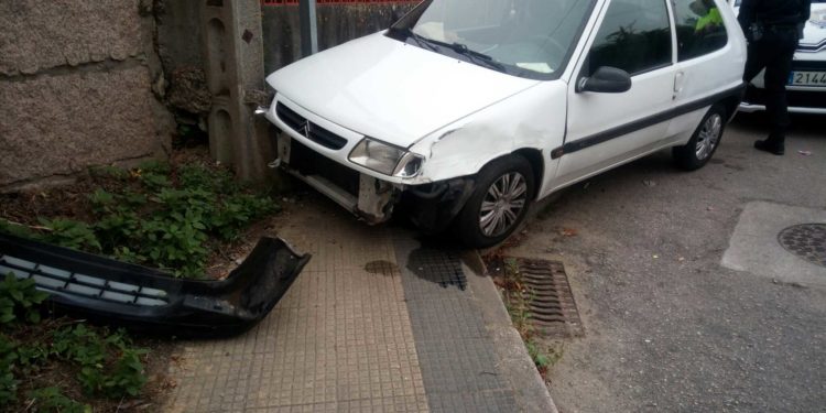 Dos conductores dan positivo en Vigo tras sufrir sendas colisiones y huir