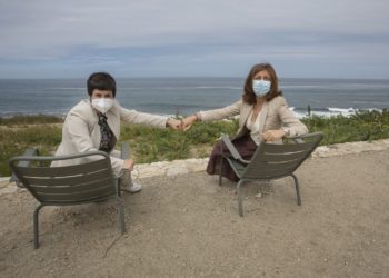 Quiosco con vistas ao Horizonte do Atlántico