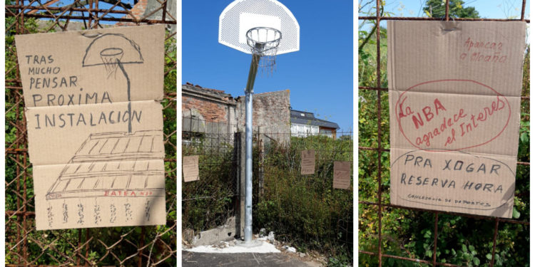 Canasta para lanzadores infalibles en Cangas
