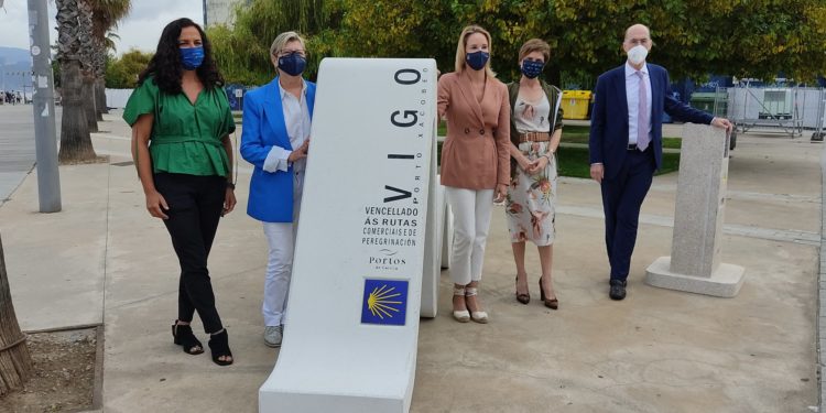 Una escultura en el Puerto de Vigo promocionará el Camino de Santiago por mar