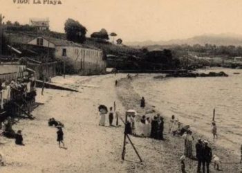 Aquella playa en el centro de Vigo