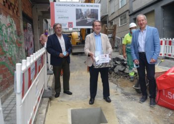 O Concello inicia as obras da rúa Troncoso cun investimento de 362.000 euros