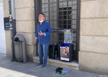 El bel canto en las calles de Vigo