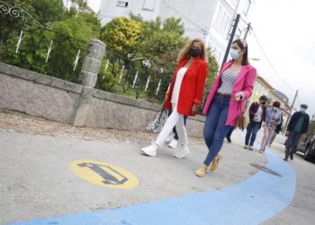 O Camiño Real entre Moaña e Cangas xa é o espazo peonil e ciclable máis longo de Galicia