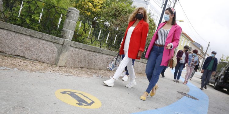 O Camiño Real entre Moaña e Cangas xa é o espazo peonil e ciclable máis longo de Galicia