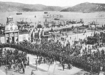 Alfonso XII visita Vigo