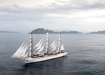 El «Sea Cloud Spirit» regresará a la ría de Vigo dos veces el próximo año