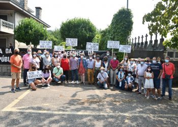 Protesta en Tomiño polo deterioro da Sanidade Pública