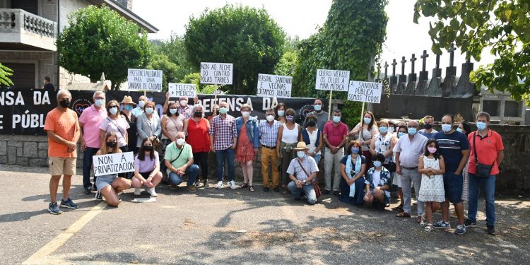Protesta en Tomiño polo deterioro da Sanidade Pública