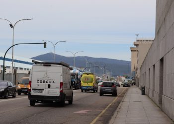 Un accidente múltiple en Vigo se salda con una persona herida