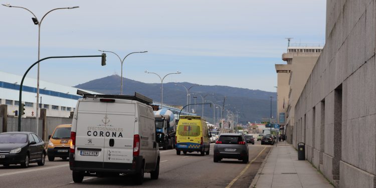 Un accidente múltiple en Vigo se salda con una persona herida